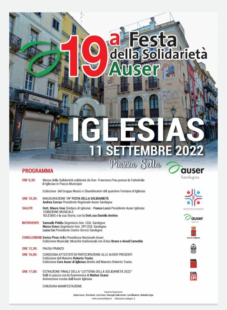 Festa Regionale Auser ad Iglesias 